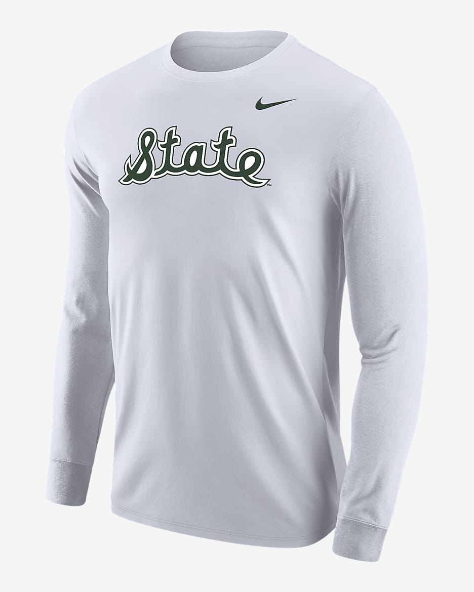 Michigan State Men S Nike College Long Sleeve T Shirt Nike